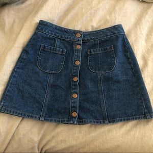 Brandy Melville jean skirt